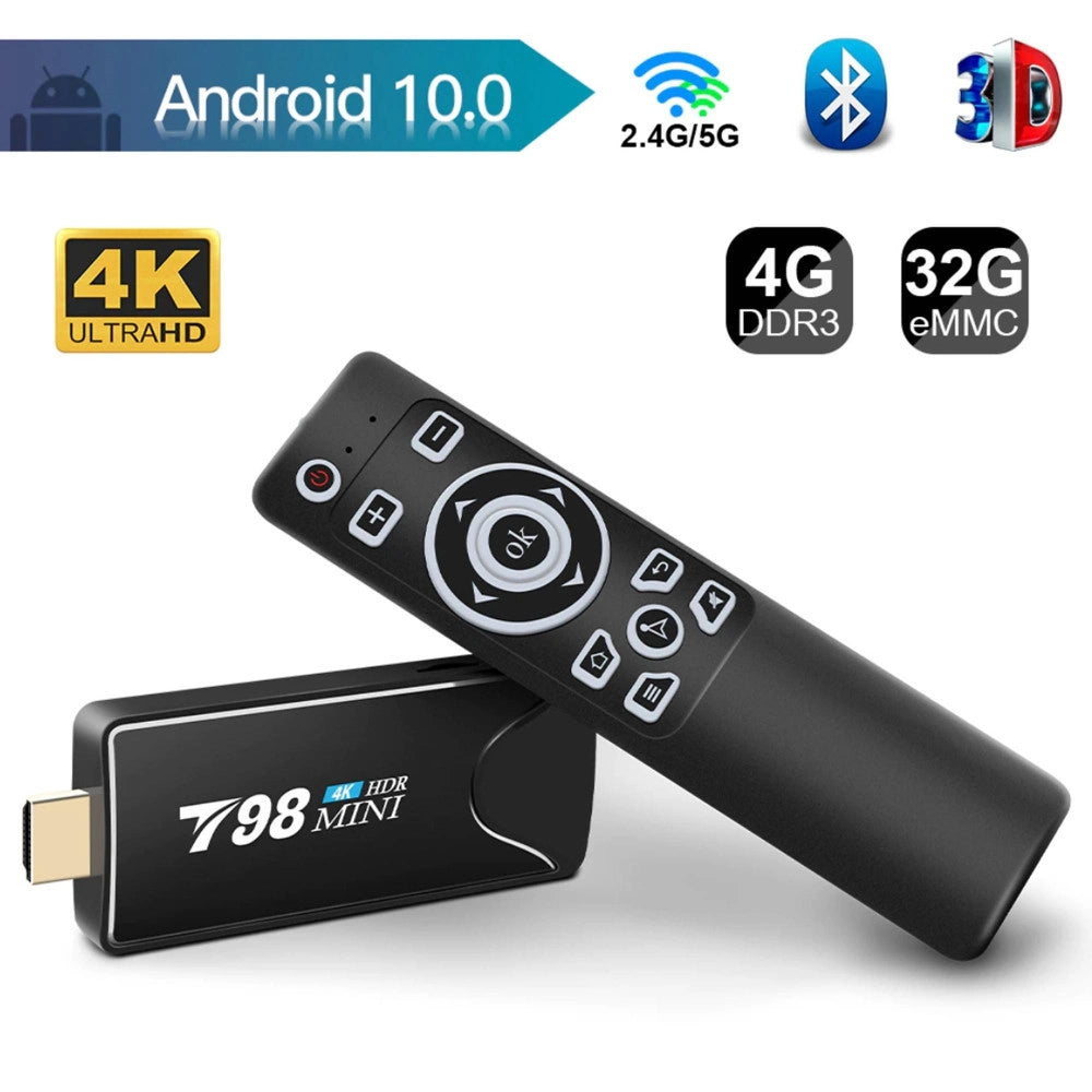 Trade Shop - Fire Tv Stick 4k Ultra Hd Con Telecomando Vocale Lettore Multimediale 8g + 128g -