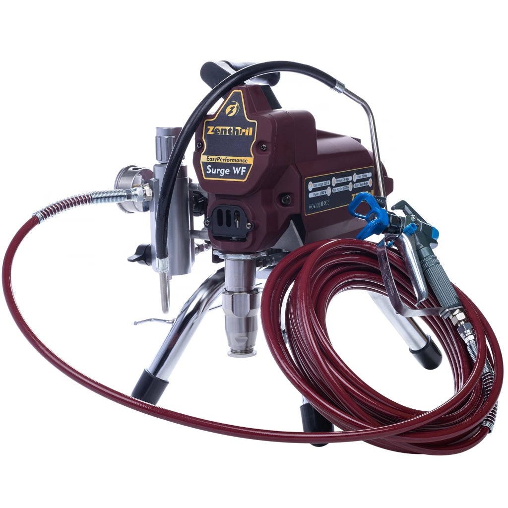 Pompa Airless Zenthril Surge WF – 1800W 20MPa, 2L/min | Tecnologia EasyPerformance | Vernici a Base d'Acqua e Solvente