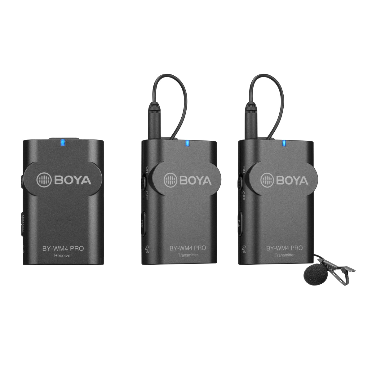Boya WM4 Pro K-2 Microfono Set di 3 microfoni