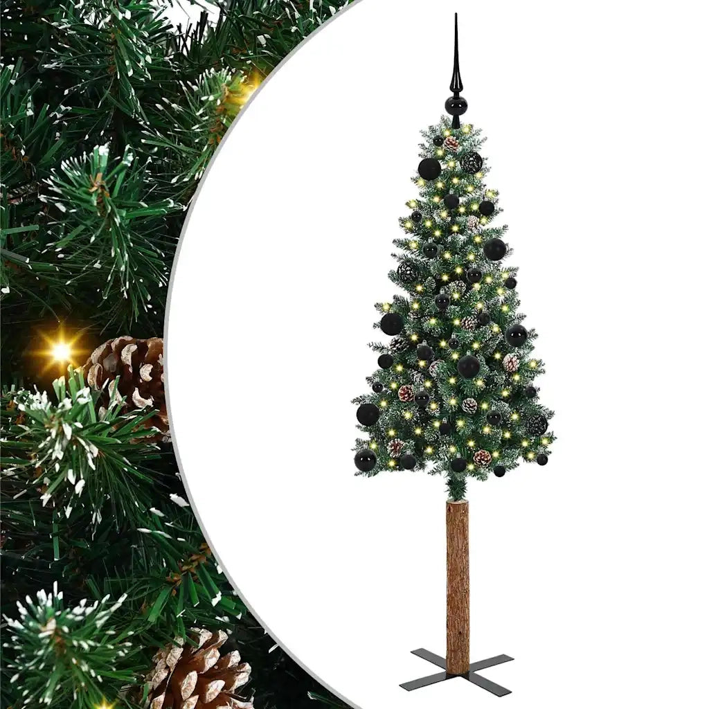 Albero di Natale snodato con 150 LED con supporto Verde 150 cm 3394887
