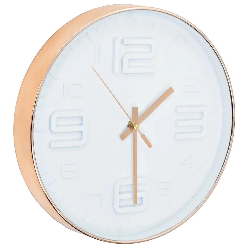 Orologio da Parete Effetto Rame 30 cm 50631