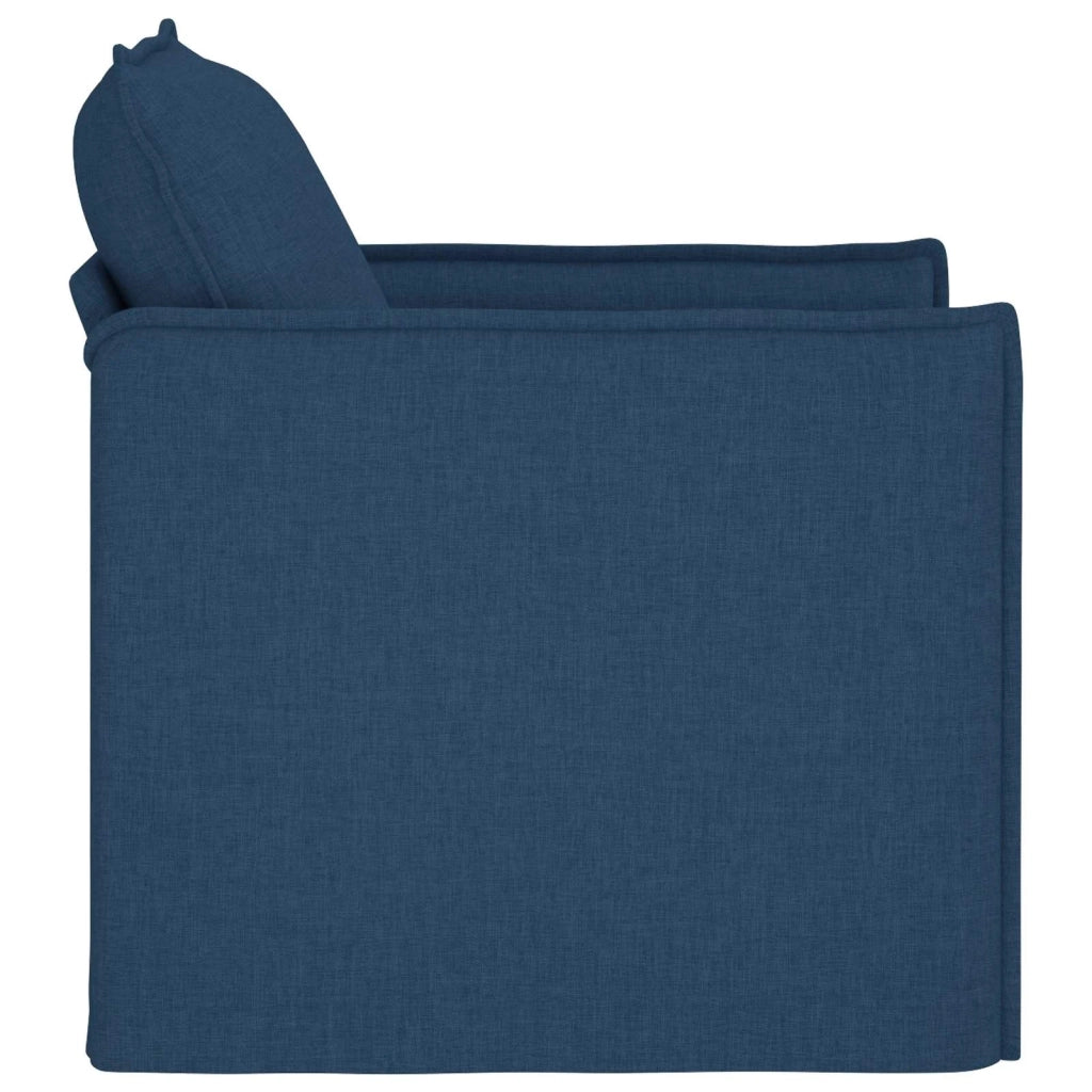 Divano Blu 195 x 82 x 85 cm Tessuto