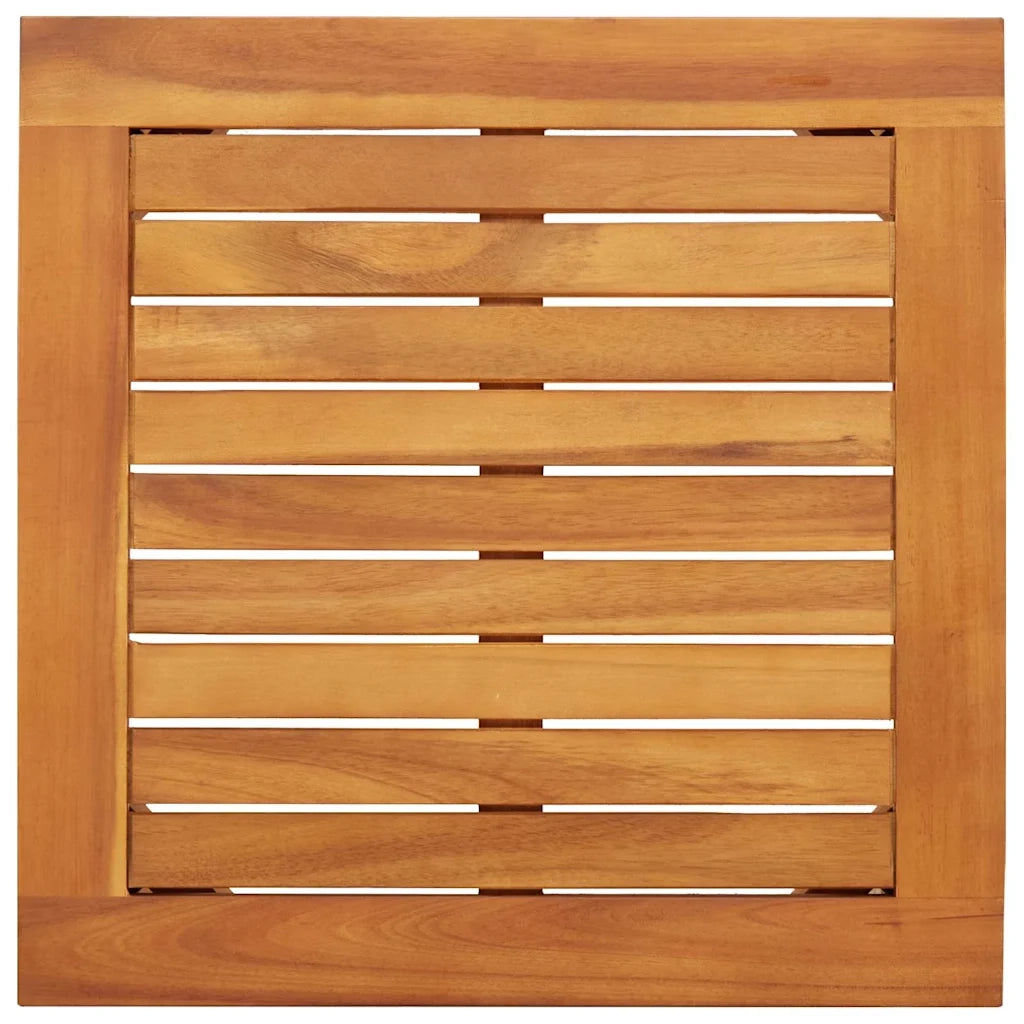 Set Divano da Giardino 3 pz-Sofa da Giardino-Divanetto da esterno Antracite Legno di Acacia Massello