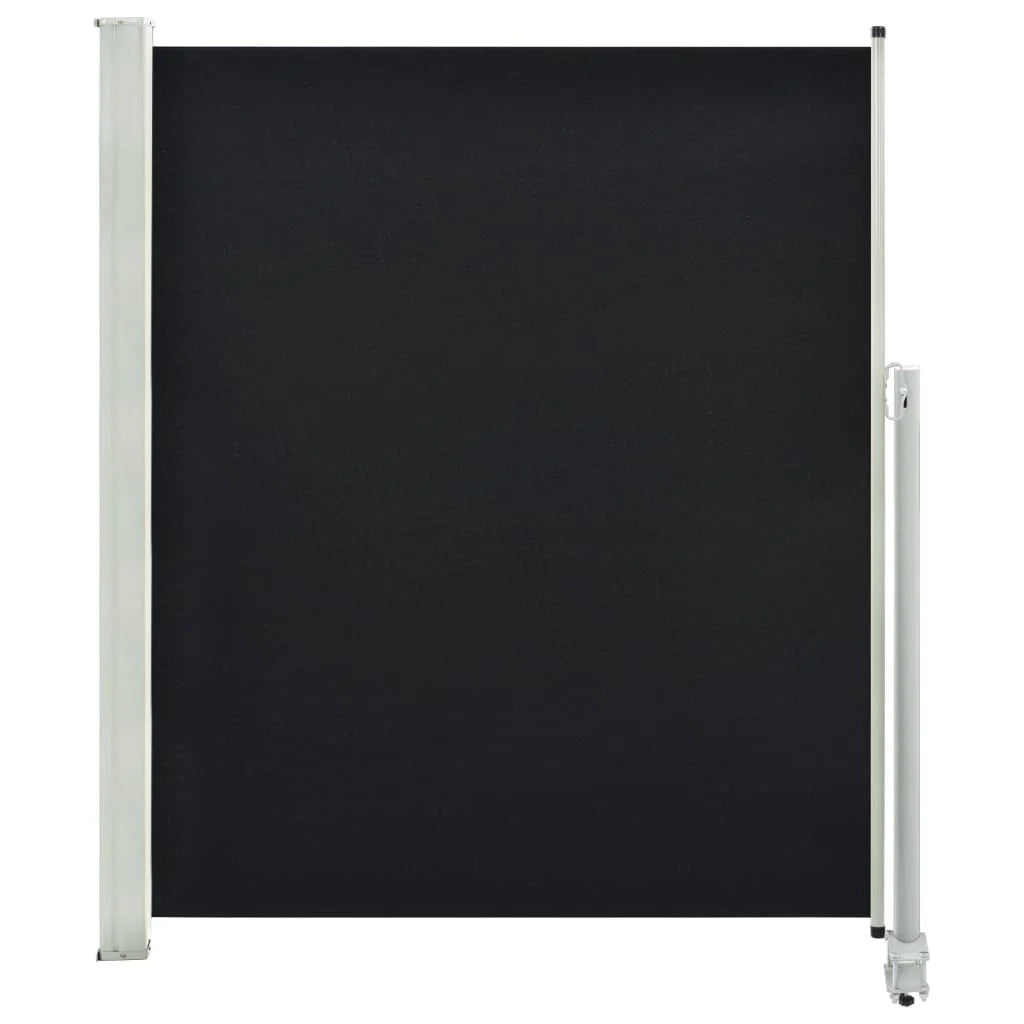Tenda da sole laterale retrattile 160 x 300 cm nera 02_0007276