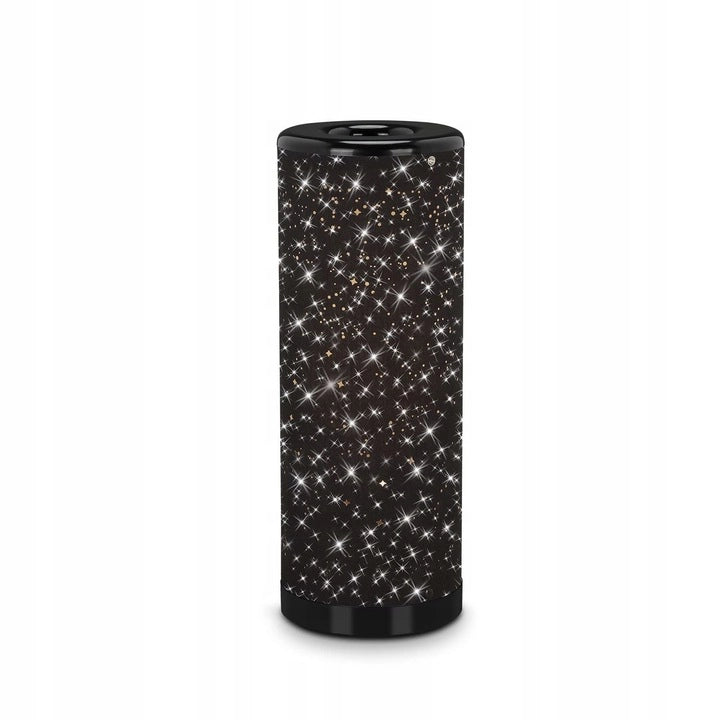 Lampada da tavolo a LED cielo stellato cm 35x12 5W colore nero/cromo