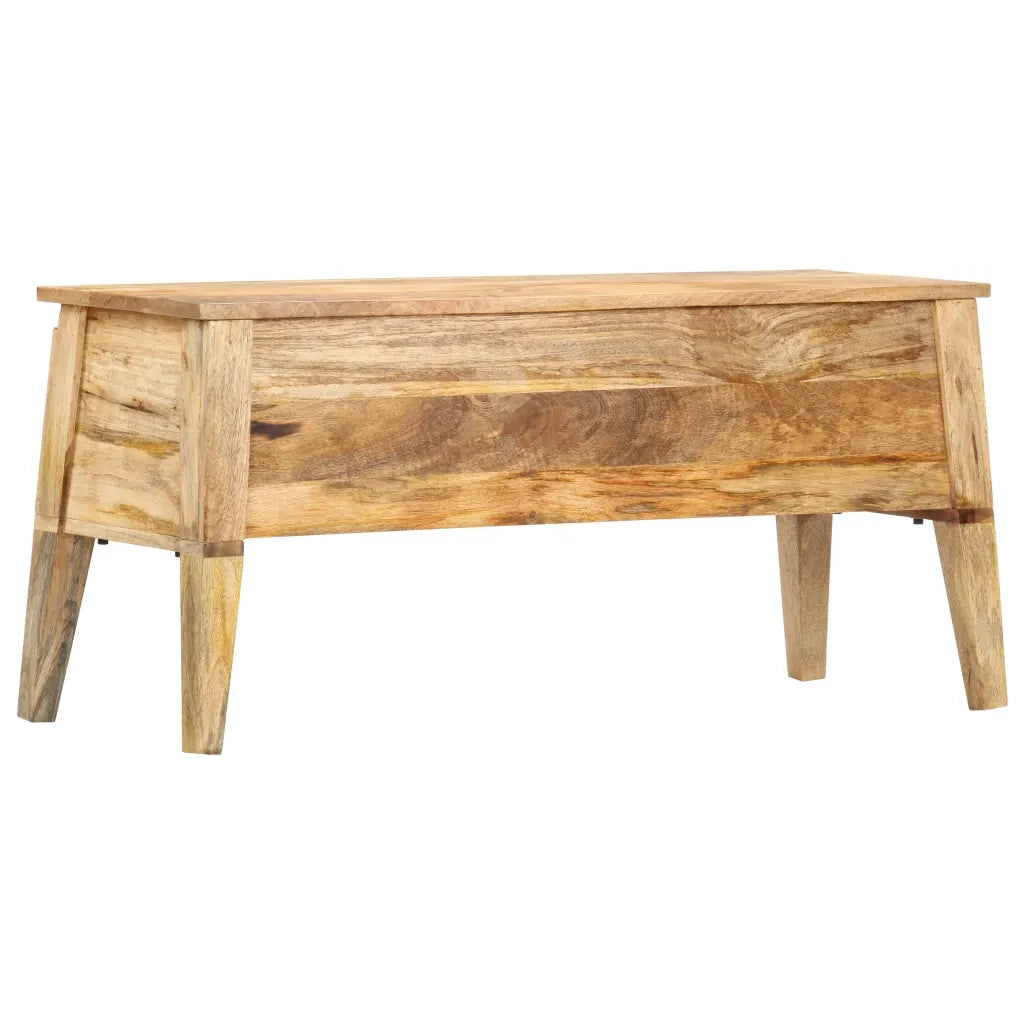Cassa Portaoggetti 99x35x48 cm in Legno Massello di Mango cod mxl 49947