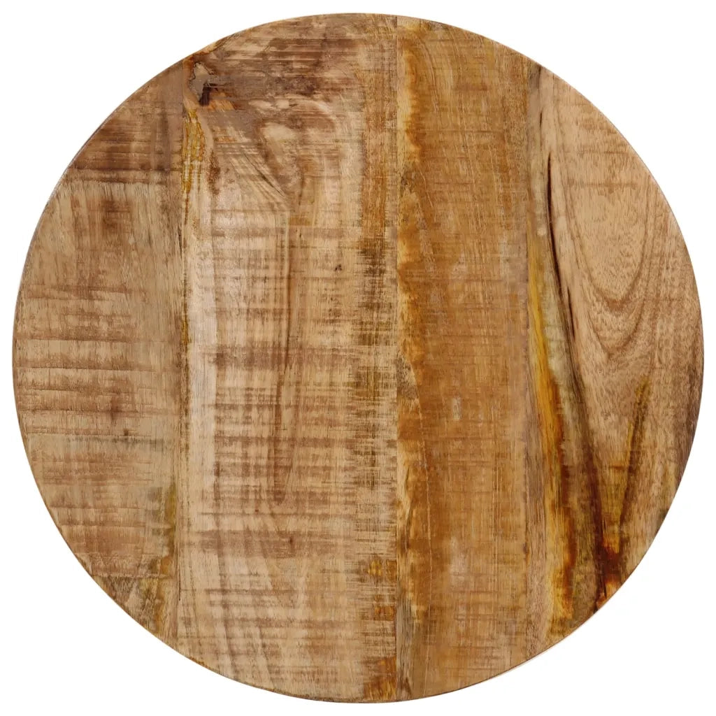 Tavolino da Salotto 35x35x45 cm Legno Massello Mango e Ferro 371970