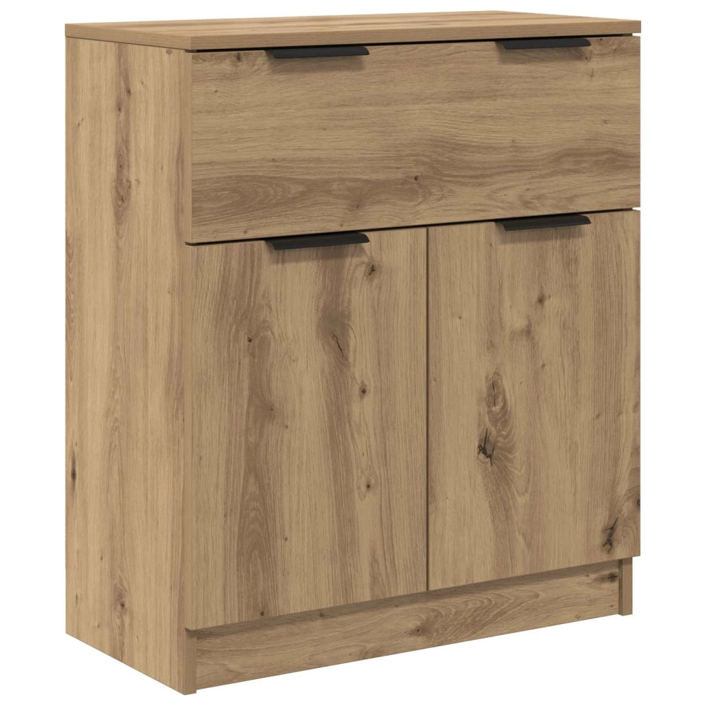 Credenza 3 pz-Set di 3 Buffet-Armadio da cucina Rovere artigianale Legno multistrato 875842