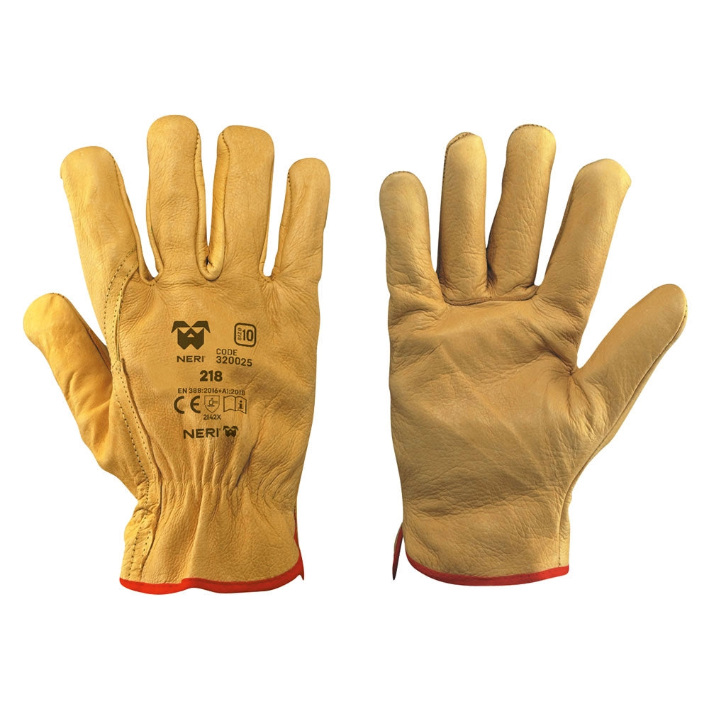 GUANTI INVERNALI FIORE BOVINO ART.218 Tg. 10- 12 coppia - NERI