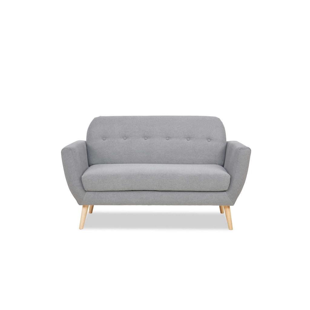 Divano due posti Scandinavo in Tessuto cm 147x79x86 - SILENTE