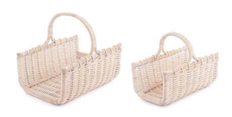 Cestino bianco 51x28xH21 cm