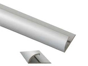 PIAGGIA ADESIVA PAVIMENTO FERMA PASSATOIA IN ALLUMINIO ARGENTO  cm.73x26