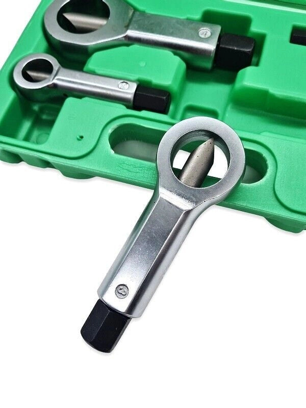 4 Spacca Dadi Bulloni Spacca dadi 9-27 mm per dadi e bulloni danneggiati JBM 53524
