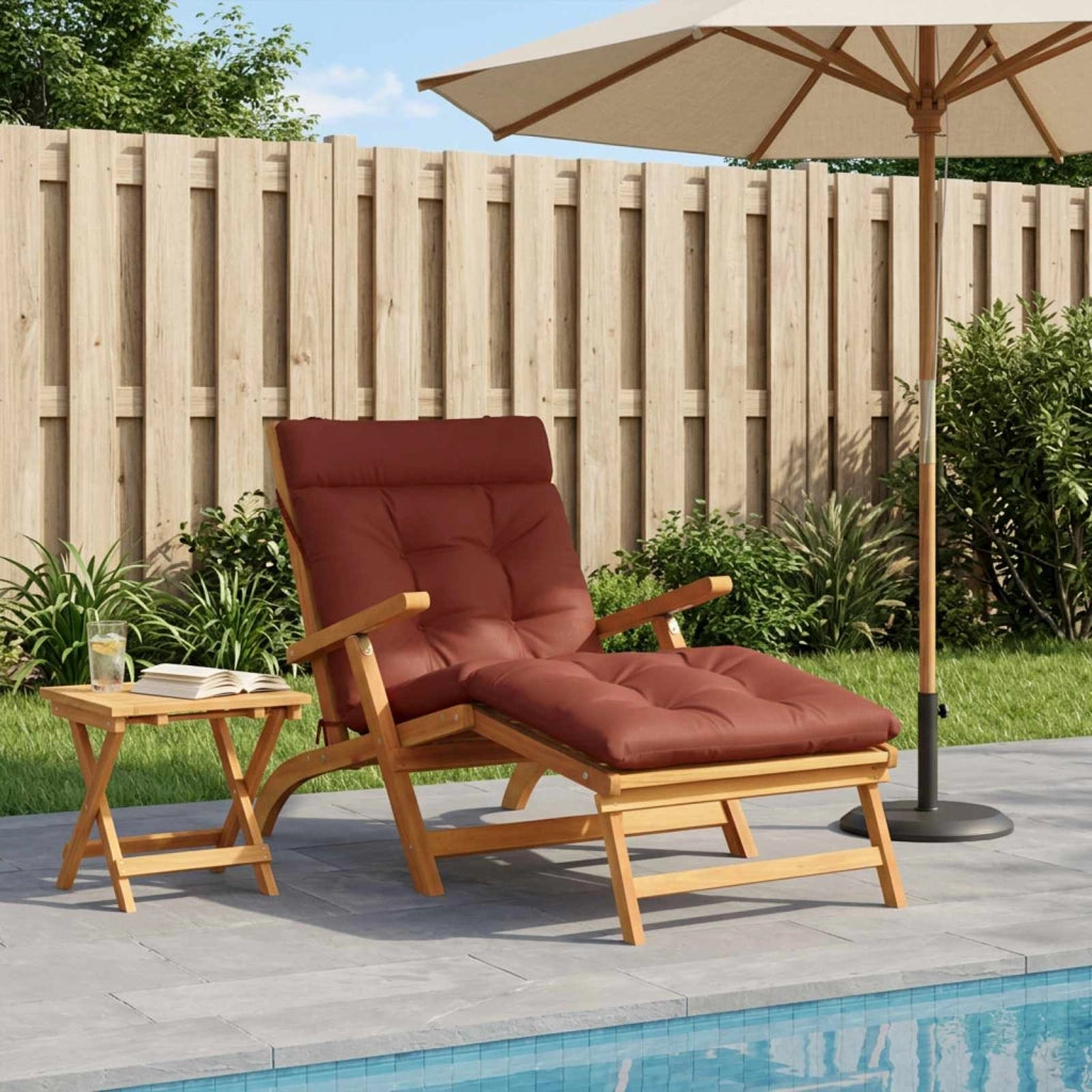 Cuscino per Lettino VIANEN 100% Poliestere Rosso 953946