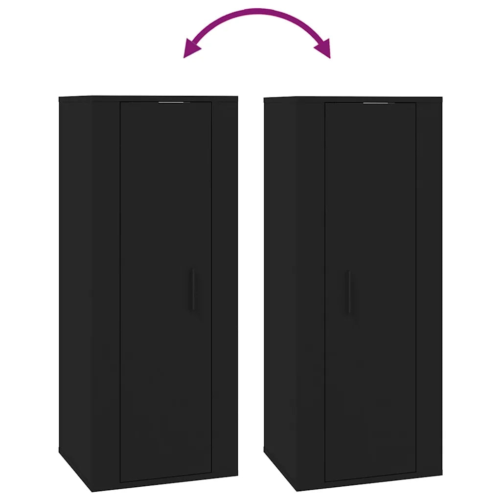 Mobile Porta TV a Parete Nero 40x34,5x100 cm cod mxl 14500