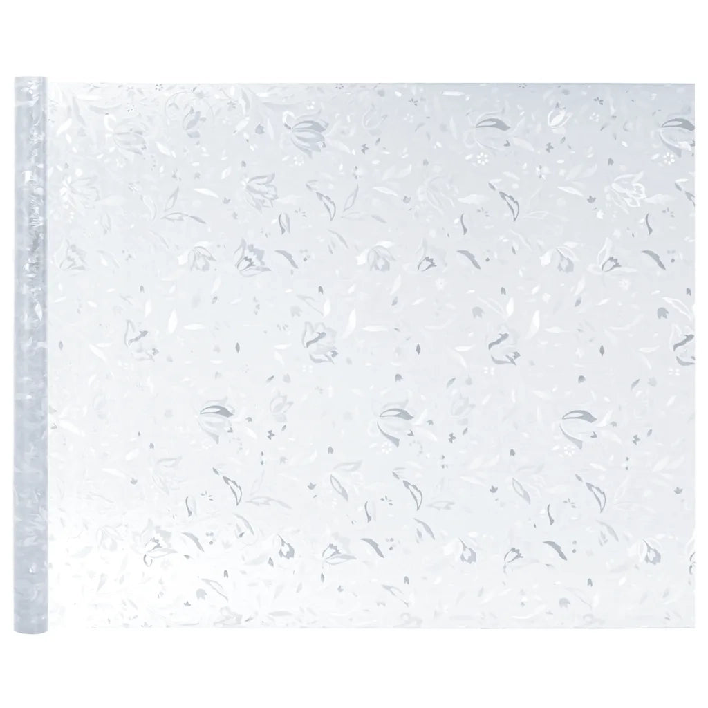 Pellicole per Finestre Smerigliate 4pz Motivo Fiore in PVC 3208978