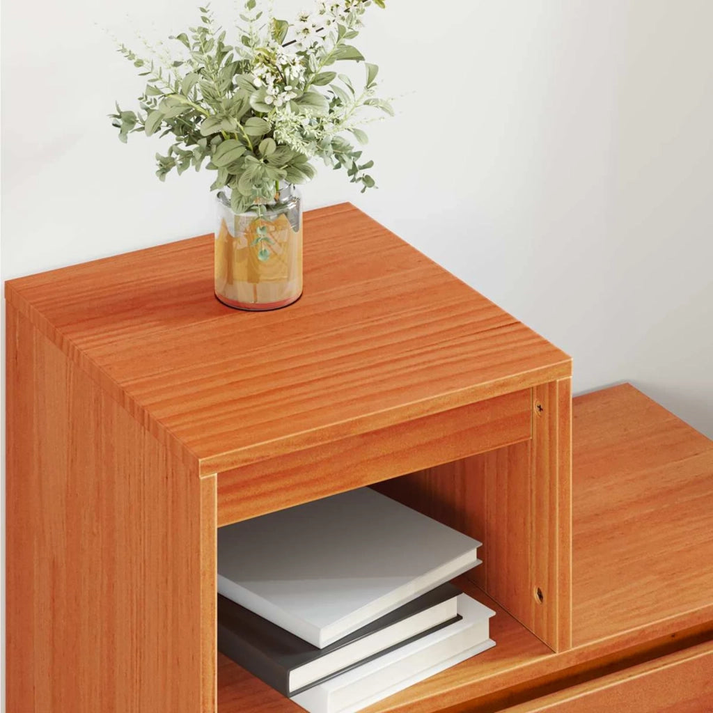 Armadio da Notte con cassetto Marrone cerato 60 x 34 x 51 cm 869894