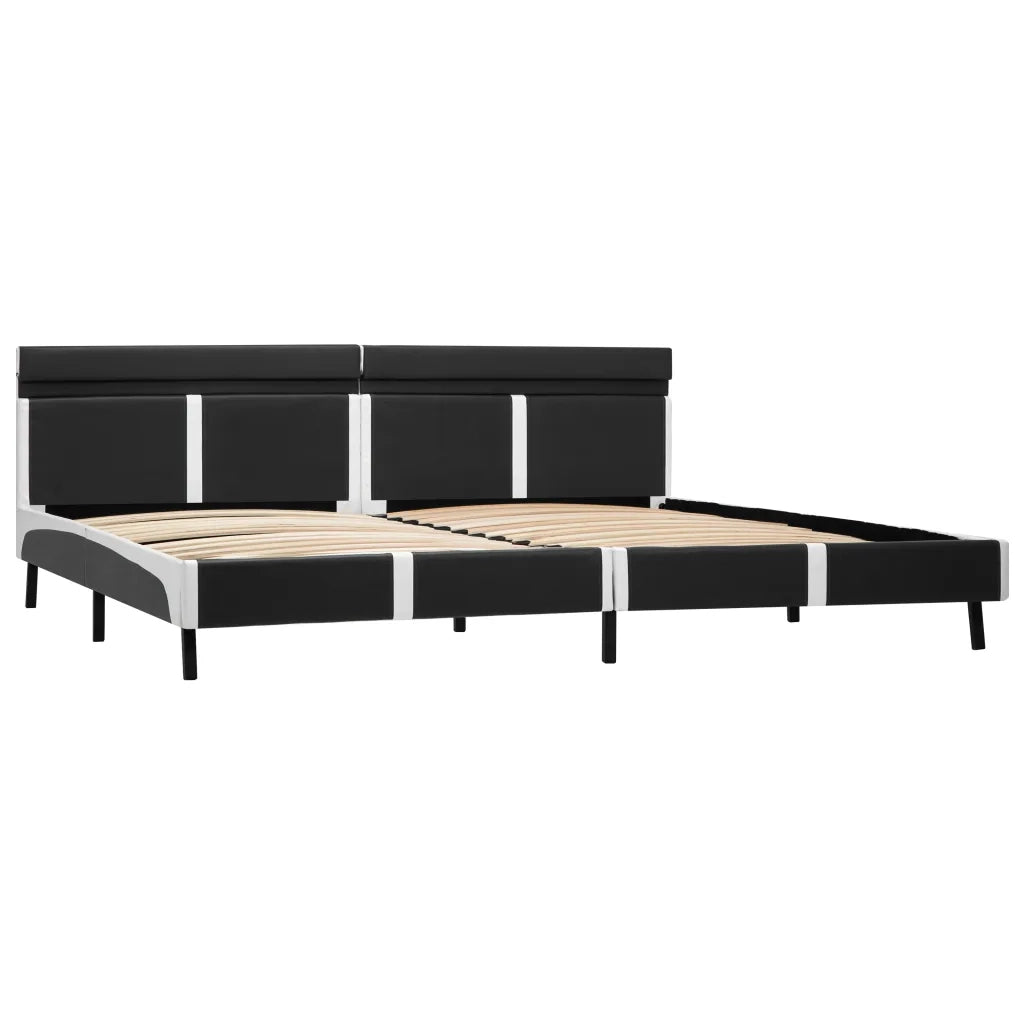 Giroletto con LED-Struttura Letto Grigio in Similpelle 180x200 cm 827093