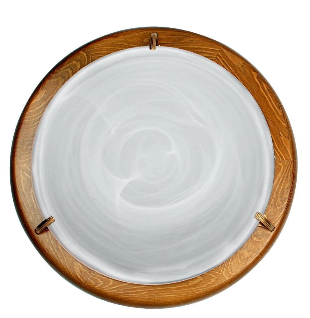 Plafoniera Candellux DUNA 14-64090 Ø40 legno bianca E27