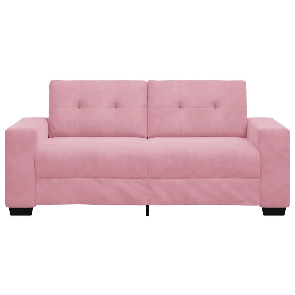 Divano Divanetto Rosa 180x77x82 cm in Velluto 4105125