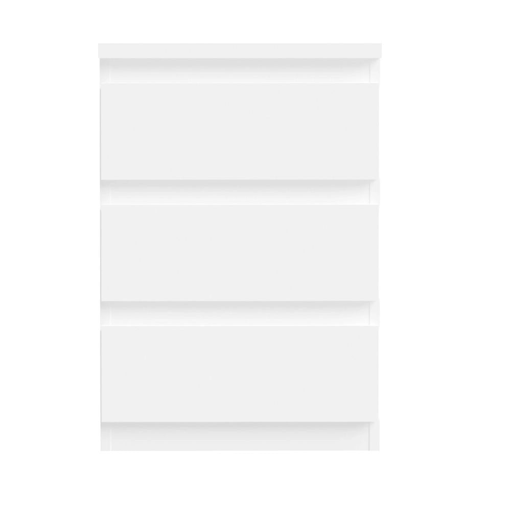 Cassettiera Morgan 3 cassetti bianco – 42x32x61H