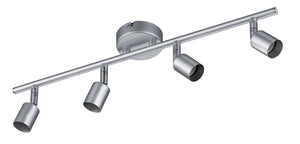 Plafoniera da Interno Attacco GU10 in Metallo Titano