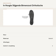 Inlegzoli Rialzanti - Unisex - Respiranti - Assorbenti Shock - PU/Materiale - Comfortevoli - Quadristrati - Zoli Rialzanti