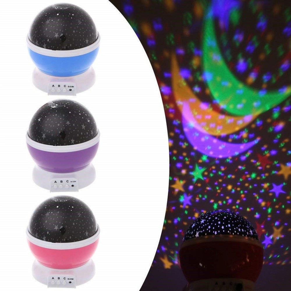 Trade Shop - Star Master Lampada Proiettore Luci Led Effetto Cielo Stellato Colore Notte 5v -