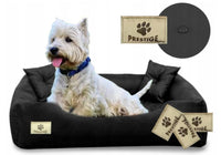 AIO FACTORY 55x45 cm PRESTIGE Letto per cani impermeabile nero