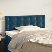 Testiera Blu Scuro 80x5x78/88 cm in Velluto