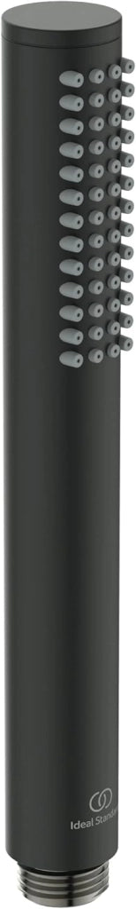 Ideal Standard - Ceraline, Kit doccia con miscelatore monocomando e doccetta, Nero seta