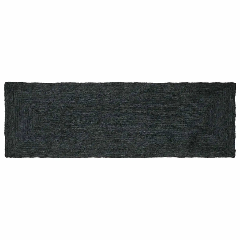 Tappeti per area Rettangolare Grigio Scuro 80 x 300 cm Juta 42010432