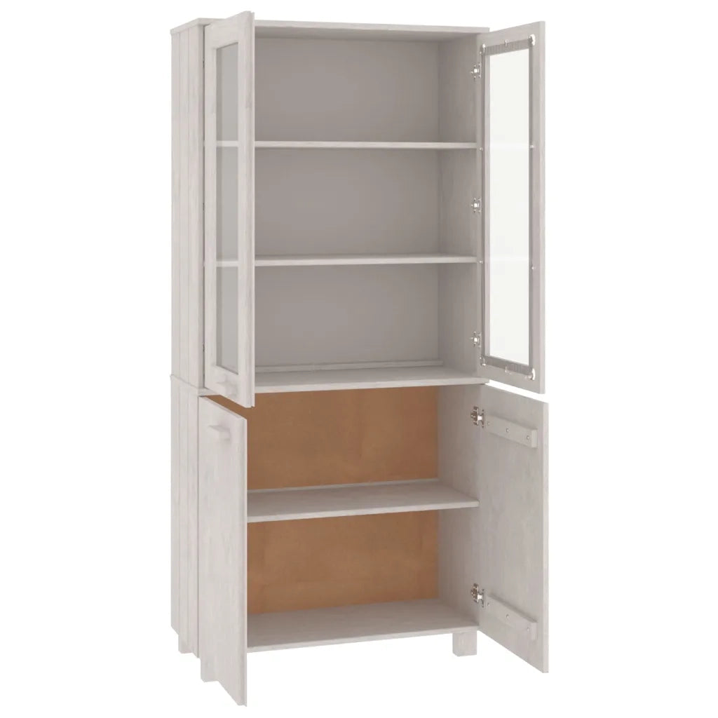 Credenza HAMAR in Legno Massello di Pino Bianca 3100927