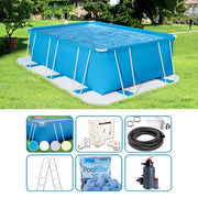 Piscina Fuori Terra Italika® Soft Rettangolare 5,80 X 3,80 H.1,25 M - Kit Pro