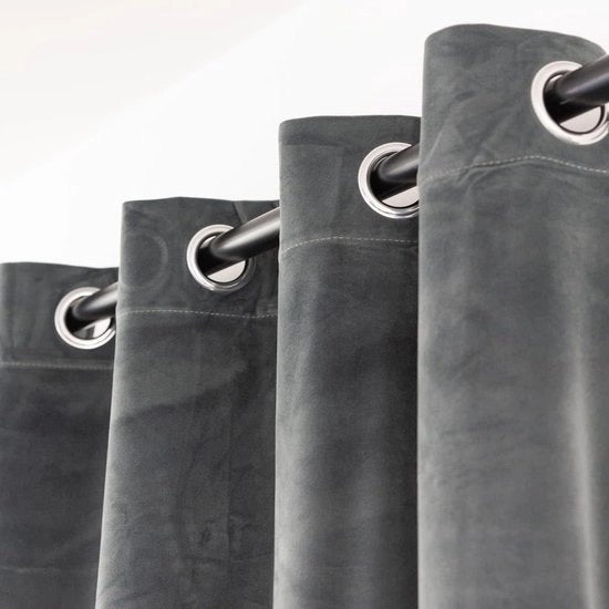 Tende 270x140 cm - Verduisteranti - Tende con occhielli - Sostenibili - Design moderno - Tessuto morbido - Decorazione per finestre