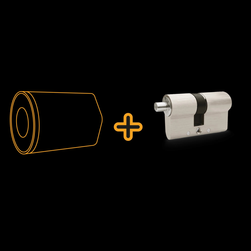 Kit Extel Lock Premium30 – Serratura Smart Bluetooth + cilindro 30/35 mm + tastiera wireless + 2 badge aggiuntivi