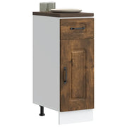 Base da Cucina Kalmar Rovere Fumo in Legno Multistrato 853462