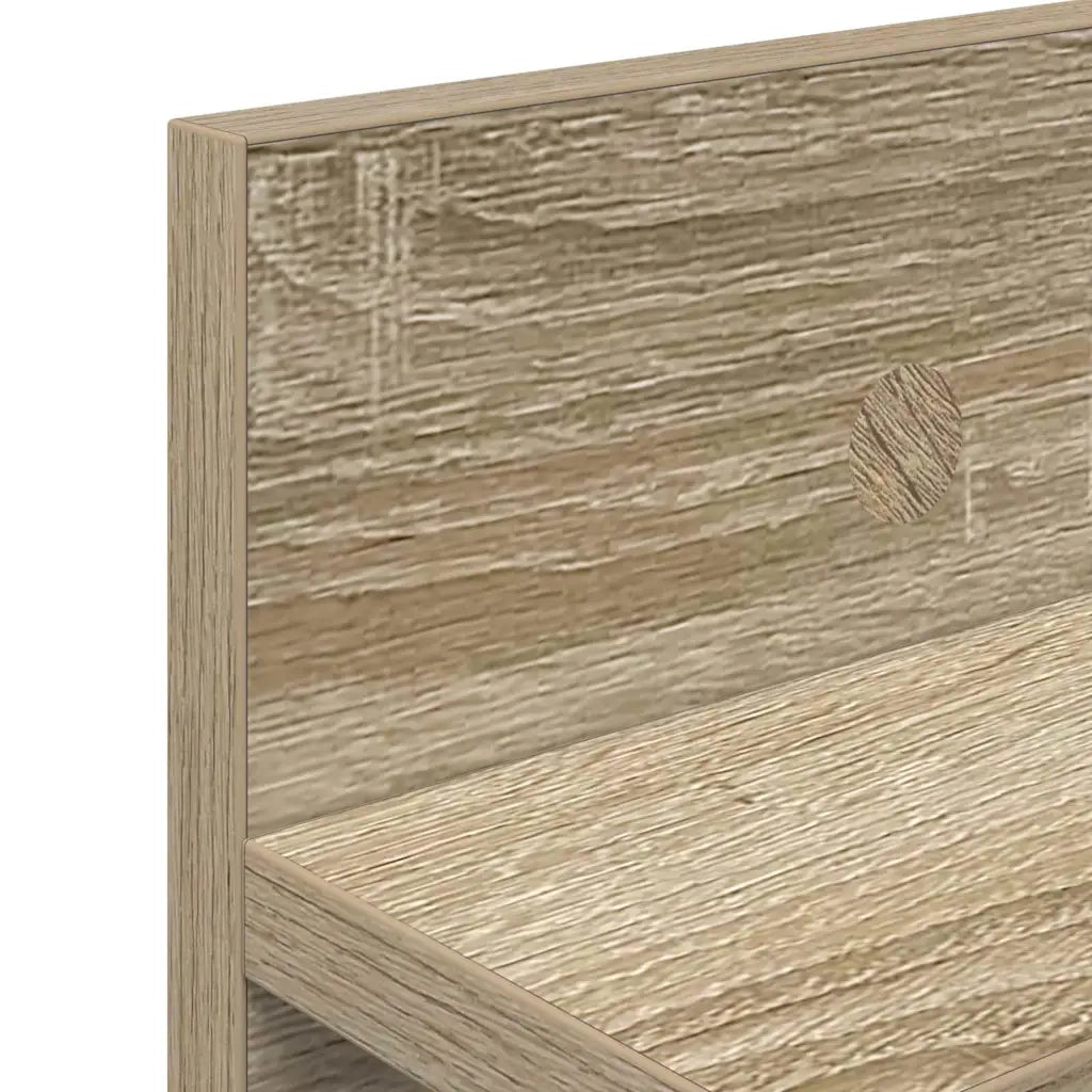 Appendiabiti a muro Rovere Sonoma 100 x 10,5 x 18 cm 874405