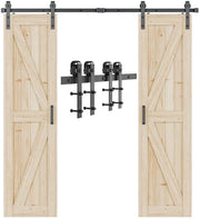 Sistema di porte scorrevoli - Set completo - 244 cm - Per porte interne