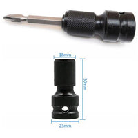 ADATTATORE DA 1/2" QUADRO A 1/4" ESAGONALE PORTAINSERTI VALEX 1461701