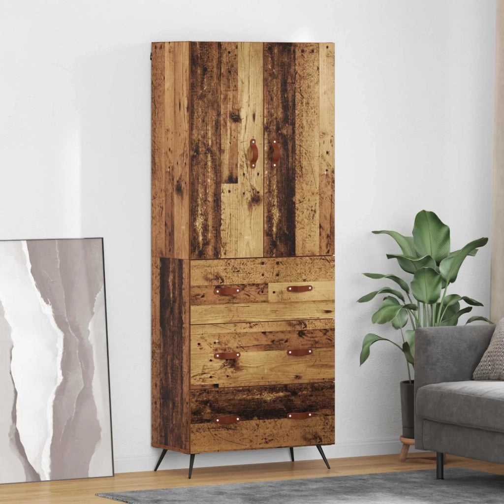 Credenza Legno vecchio 69,5 x 34 x 180 cm Legno multistrato 3415784
