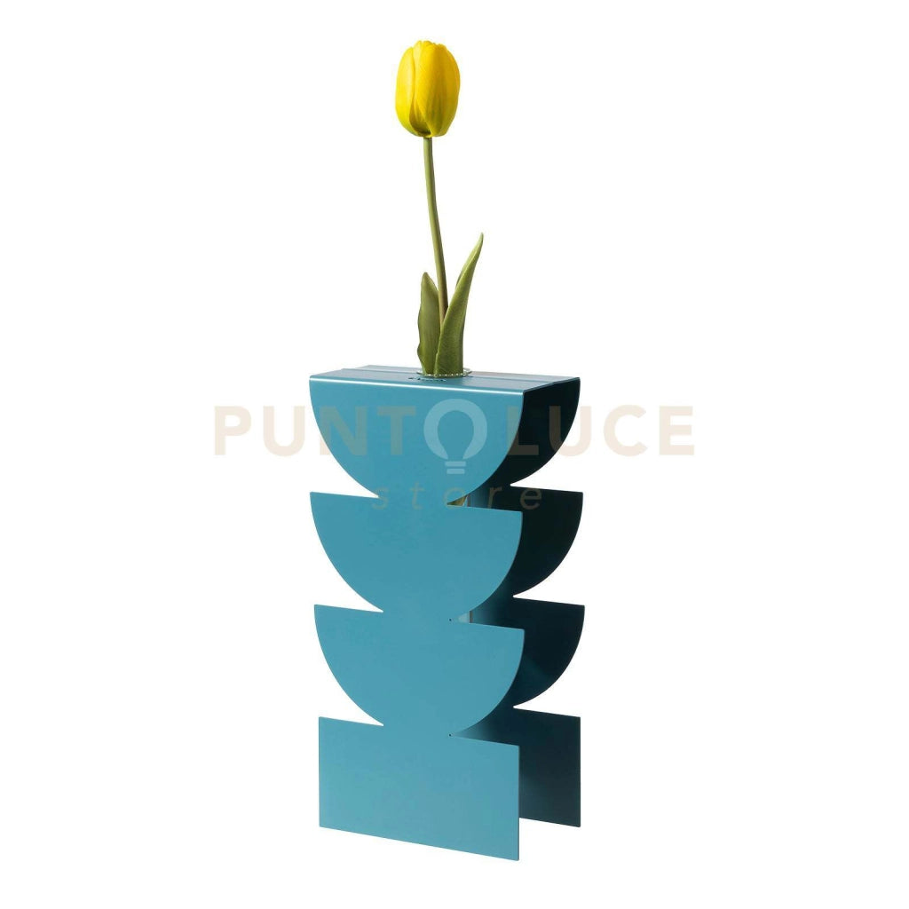Vaso portafiore decorativo Memphis Blu oltremare
