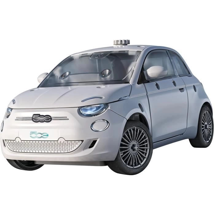 Clementoni - Set da costruzione elettrico Fiat 500 - Applicazione disponibile - Made in Italy