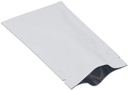Zaketti in Plastica 100 Stuks - Foglia di Alluminio - Zaketti con Grip - Chiusura Ermetica - Adatto per Alimenti - 7 Colori: Nero, Bianco, Giallo, Verde, Rosa, Blu, Arancione - 0,08 mm di Spessore - Zaketti in Foglia
