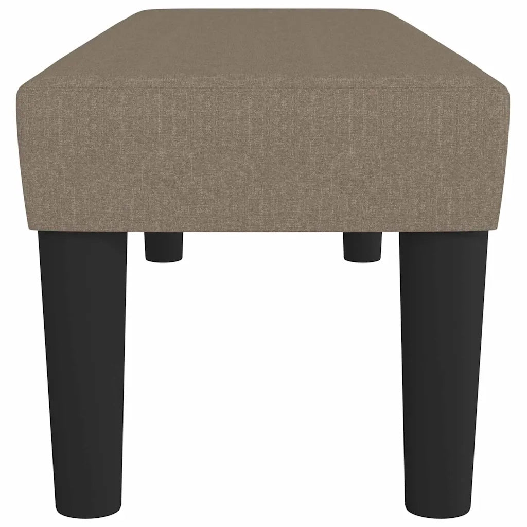 Panca Tortora 100x30x30 cm in Tessuto CFW2760386