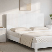 Testiera da Muro HOORN Bianco Legno ingegnerizzato 897395