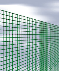 1 pz rete quadraplastificata elettrosaldata plasticata 12x12 h.50 ml.25 cod:ferx.9211.stock