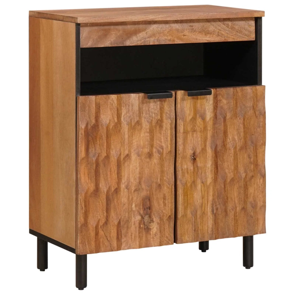 Credenza con porta Finitura Marrone Acacia 60 x 33 x 75 cm 4017925