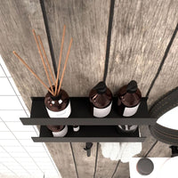 Mensola Da Bagno Sf04 60cm Black Matt