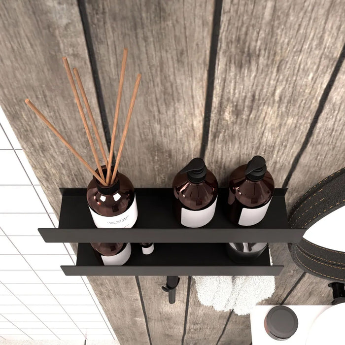 Mensola Da Bagno Sf04 60cm Black Matt